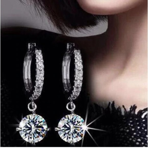 Jewelry - NEW 925 Sterling Silver Drop Earrings